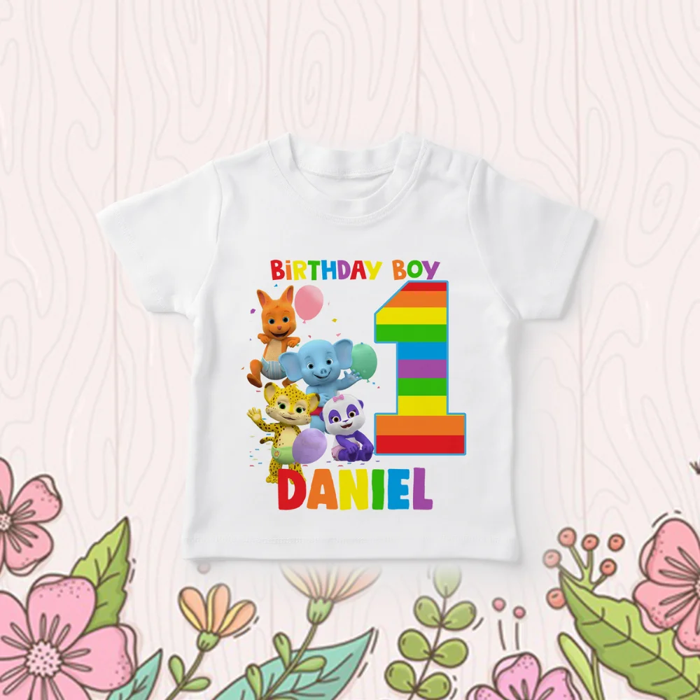 Personalized Star Wars Birthday Shirt baby yoda theme for 5th Boys' Birthday