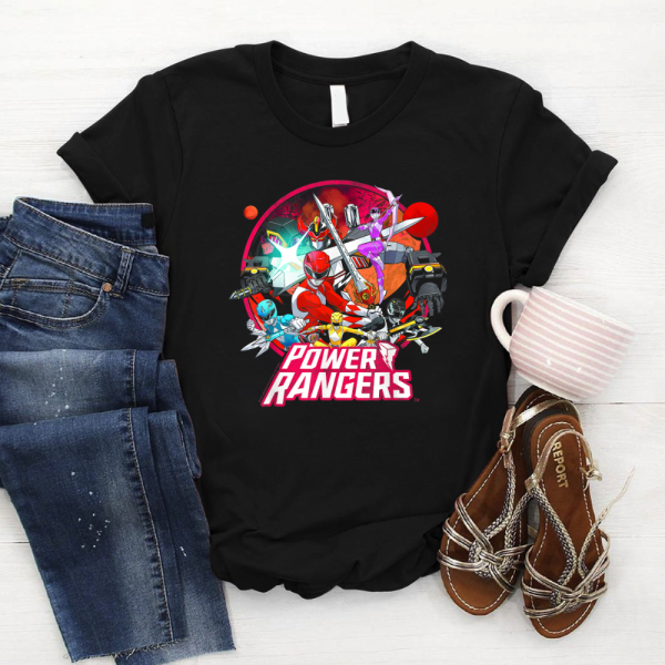 Customized Birthday Power Rangers Theme Party Shirt