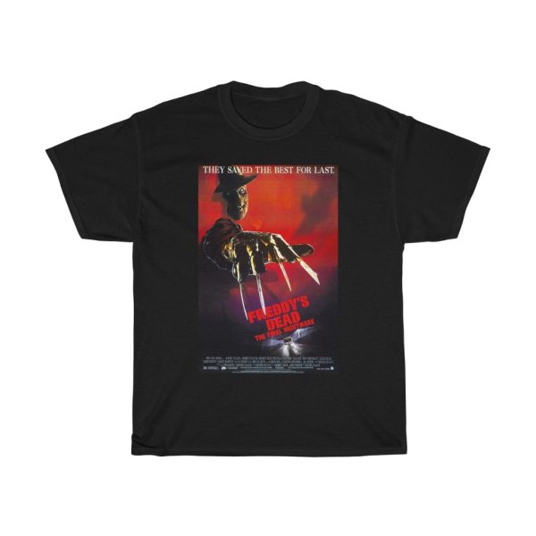 A Nightmare on Elm Street Part 6 Freddy’s Dead Movie Poster T-Shirt