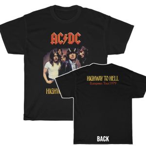 ACDC 1979 Highway To Hell Album Cover Tour Shirt