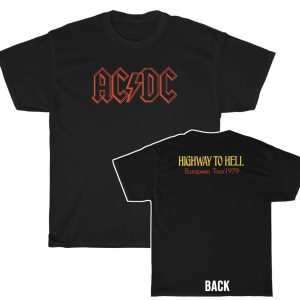 ACDC 1979 Highway To Hell Tour Shirt 1