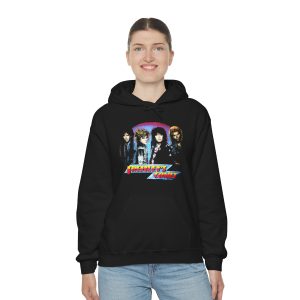 Ace Frehley 1987 88 Frehleys Comet Tour of the Planet Hooded Sweatshirt 5