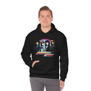 Ace Frehley 1987 88 Frehleys Comet Tour of the Planet Hooded Sweatshirt 6