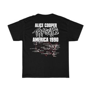 Alice Cooper 1990 Trashes America Tour Shirt 3