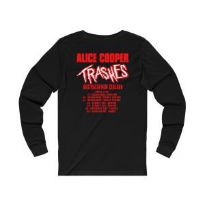 Alice Cooper 1990 Trashes AustraliaNew Zealand Tour Long Sleeved Shirt 3