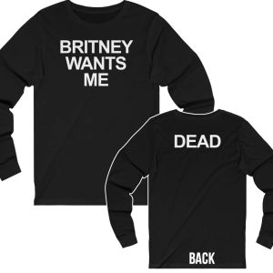 Alice Cooper Britney Wants Me Dead Long Sleeved Shirt 1