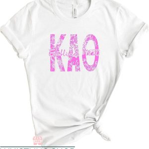 Alpha Kappa Alpha Sorority T-shirt Kappa Alpha Pink Floral