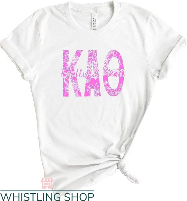 Alpha Kappa Alpha Sorority T-shirt Kappa Alpha Pink Floral