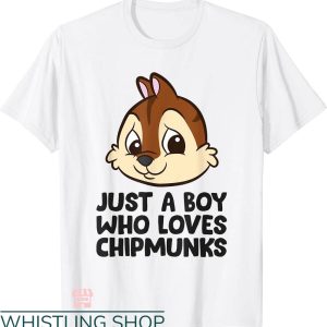 Alvin And The Chipmunks T-shirt A Boy Who Loves Chipmunks