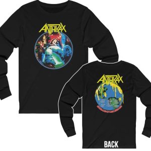 Anthrax 1986 Spreading The Disease Long Sleeved Tour Shirt