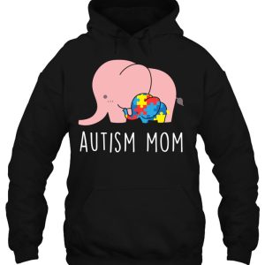 Autism Awareness Autism Mom Elephant Pullover 3