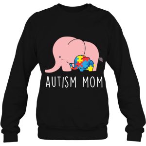 Autism Awareness Autism Mom Elephant Pullover 4