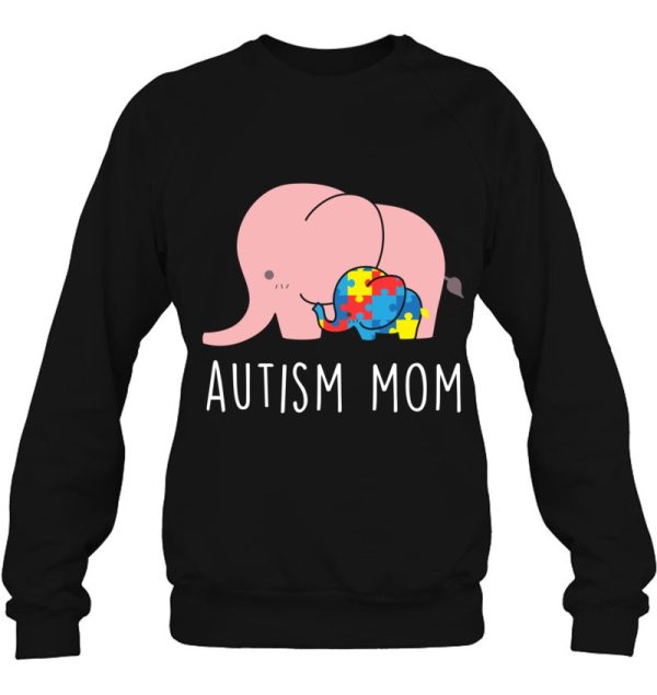Autism Awareness Autism Mom Elephant Pullover