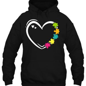 Autism Awareness Heart Puzzle Autistic Autism Mom Dad 3