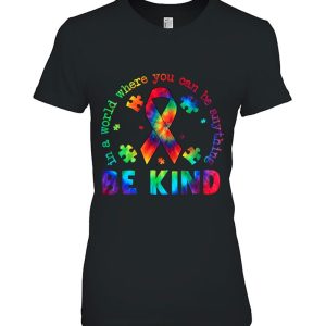 Autism Awareness Kindness Ribbon Heart Autism Mom Tie Dye 2