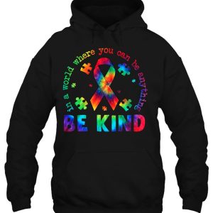 Autism Awareness Kindness Ribbon Heart Autism Mom Tie Dye 3