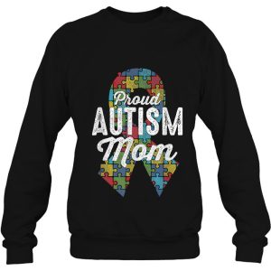 Autism Awareness Proud Autism Mom Ribbon Puzzle Mothers Day 4