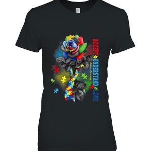 Autism Awareness Rose Accept Understand Love Autism Mom 2