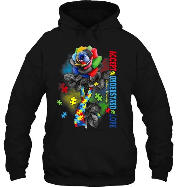 Autism Awareness Rose Accept Understand Love Autism Mom