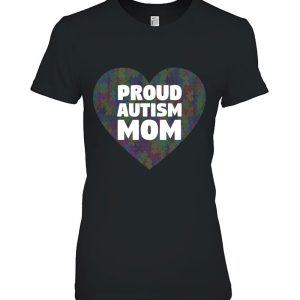 Autism Awareness Shirts Women Proud Autism Mom 2