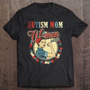 Autism Awareness Vintage Retro 70S80s Autism Mom Women Power 1