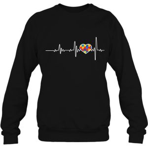 Autism Heartbeats Cute Autism Awareness Gift Autism Mom Dad 4