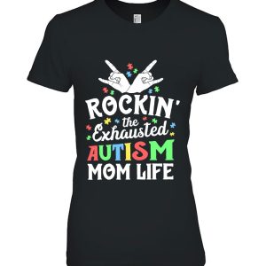 Autism Mama Gift Rockin The Exhausted Autism Mom Life 2