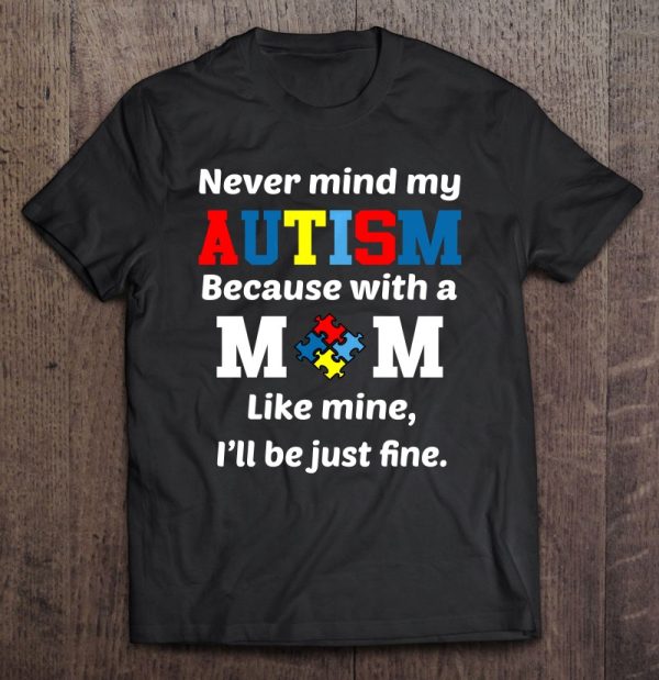 Autism Mom Child Man Woman Tshirt Autism Awareness Ribbon