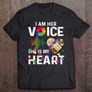 Autism Mom Dad Gif I Am Her Voice She Is My Heart