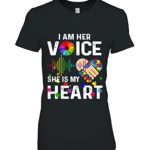 Autism Mom Dad Gif I Am Her Voice She Is My Heart