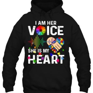 Autism Mom Dad Gif I Am Her Voice She Is My Heart 3