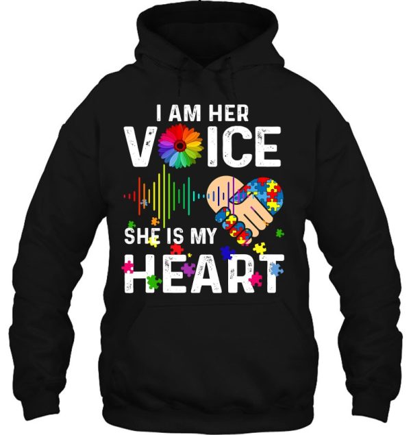 Autism Mom Dad Gif I Am Her Voice She Is My Heart