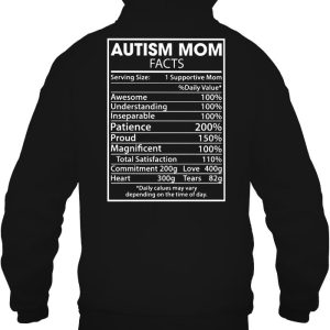 Autism Mom Facts Back Version 3