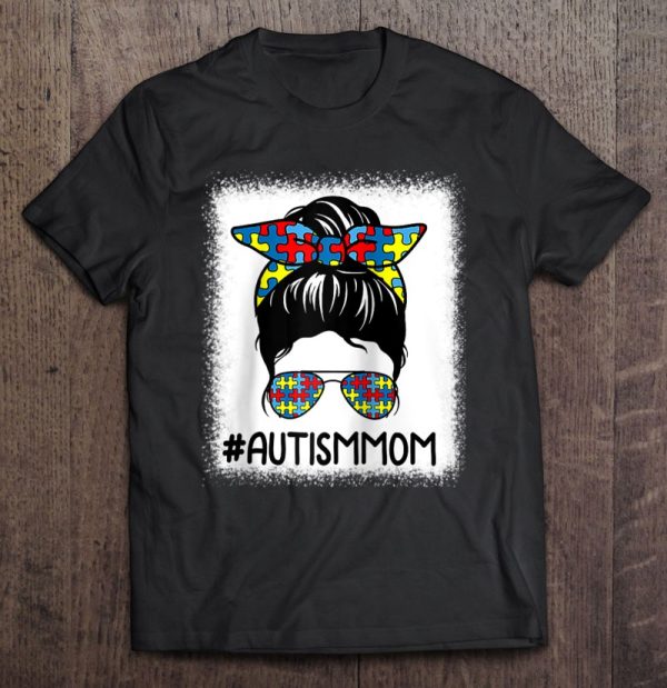 Autism Mom Life Autism Awareness Raglan Baseball Tee