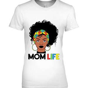 Autism Mom Life Bandana Mother’S Day Afro American Black Mom