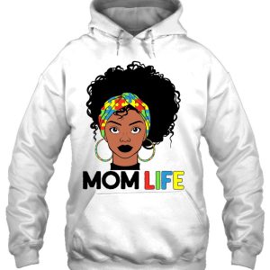 Autism Mom Life Bandana Mother'S Day Afro American Black Mom 3