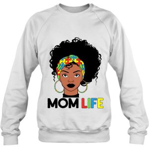 Autism Mom Life Bandana Mother'S Day Afro American Black Mom 4