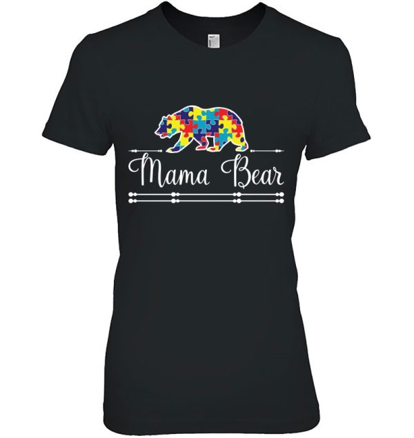 Autism Mom Mama Bear Asd Awareness