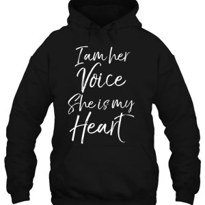 Autism Mom Quote For Mothers I Am Her Voice She Is My Heart 3