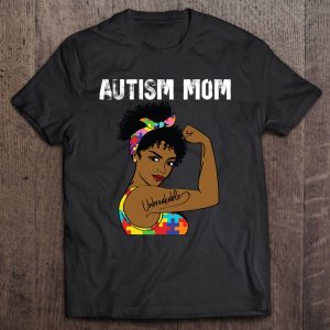 Autism Mom Unbreakable African American