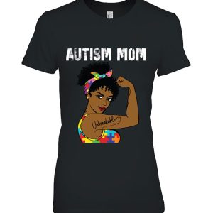 Autism Mom Unbreakable African American