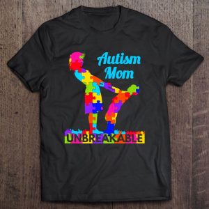 Autism Mom Unbreakable Colorful Puzzles Mom And Son Version 1