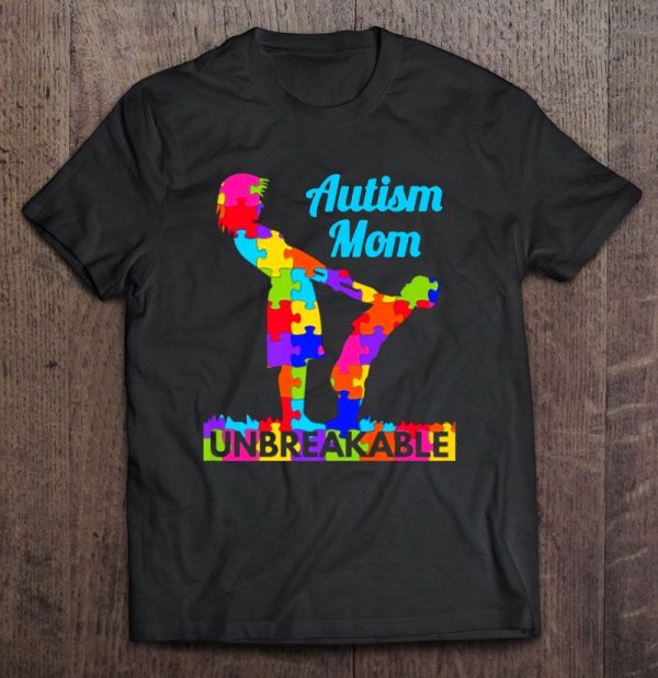 Autism Mom Unbreakable Colorful Puzzles Mom And Son Version