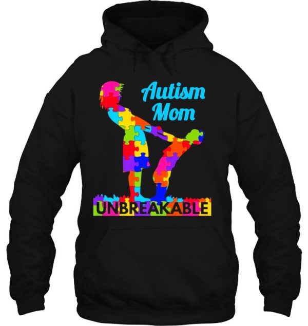 Autism Mom Unbreakable Colorful Puzzles Mom And Son Version