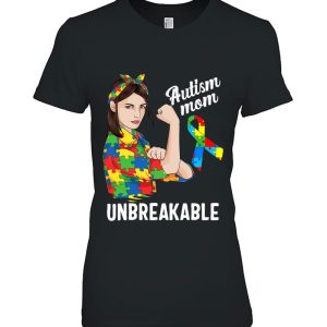 Autism Mom Unbreakable Cute Autism Awareness Women Gift