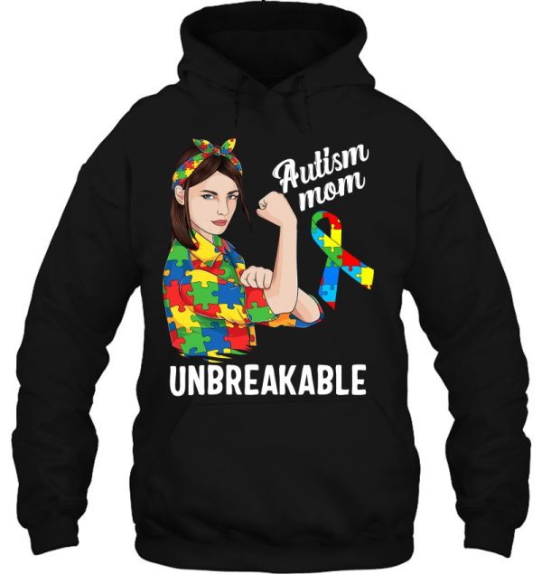 Autism Mom Unbreakable Cute Autism Awareness Women Gift