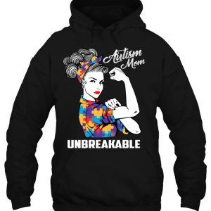 Autism Mom Unbreakable Mama Autism Awareness Gift 3