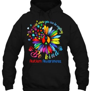 Be Kind Autism Awareness Sunflower Puzzle Pieces Autism Mom 3