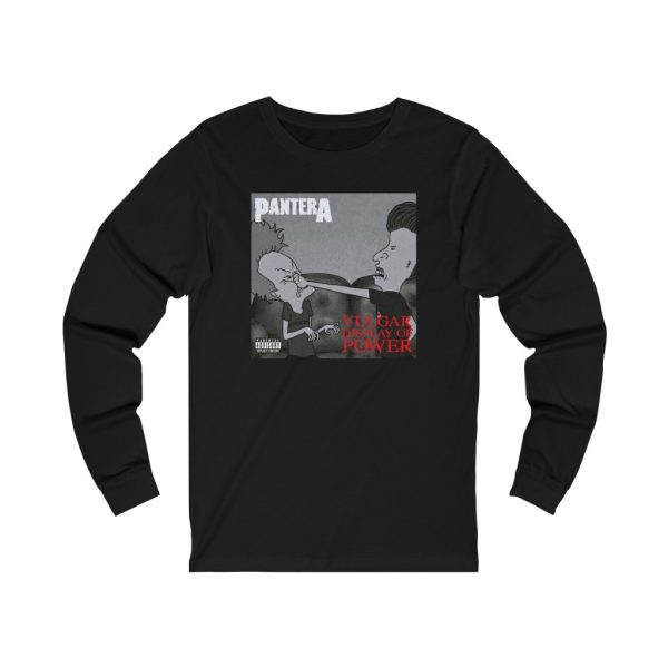 Beavis and Butthead Pantera Vulgar Display of Power Long Sleeved Shirt