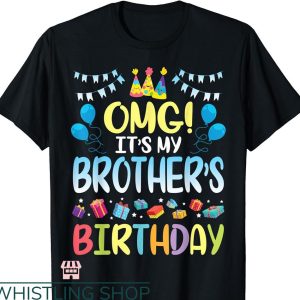 Big Brother Big Sister T-shirt It’s My Brother’s Birthday